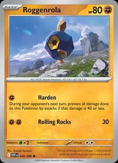 Roggenrola card in English