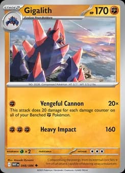 Gigalith card in English