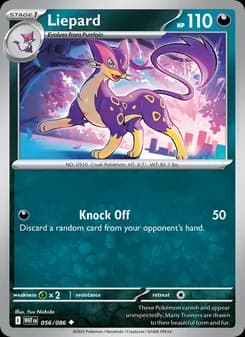 Liepard card in English