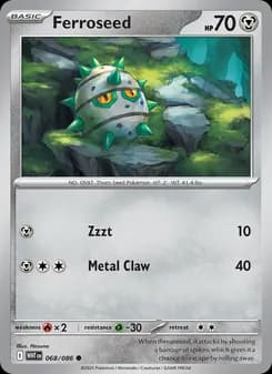 Ferroseed card in English