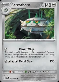 Ferrothorn card in English