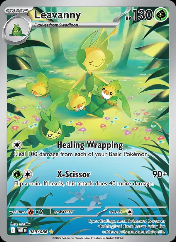 Leavanny card in English