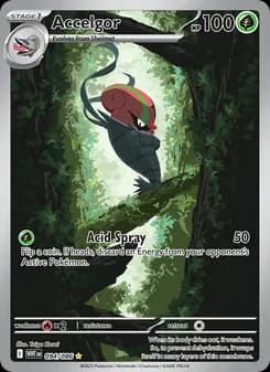 Accelgor card in English