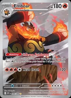 Emboar card in English