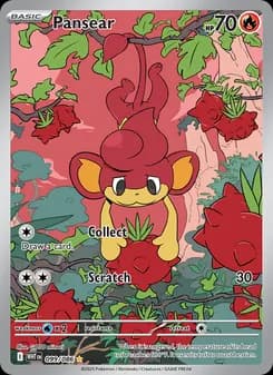 Pansear card in English