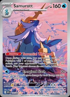 Samurott card in English