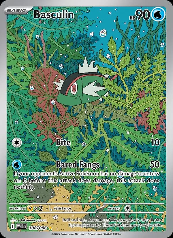 Basculin card in English
