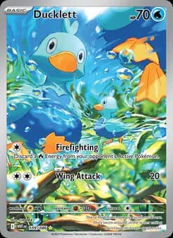 Ducklett card in English
