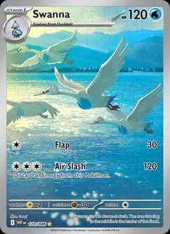 Swanna card in English