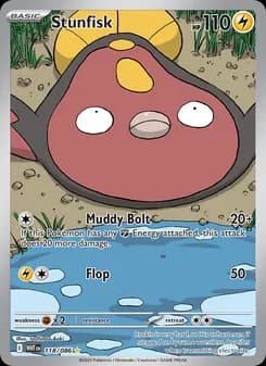 Stunfisk card in English