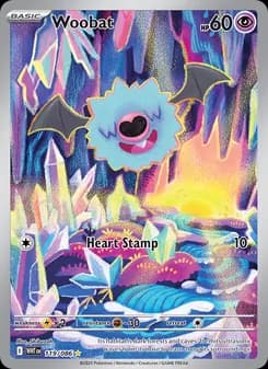 Woobat card in English