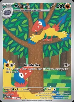 Archen card in English
