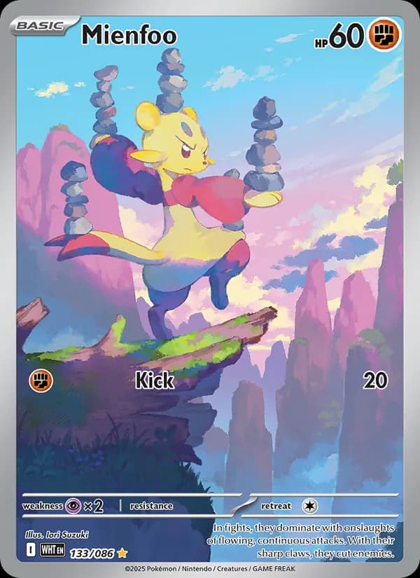 Mienfoo card in English