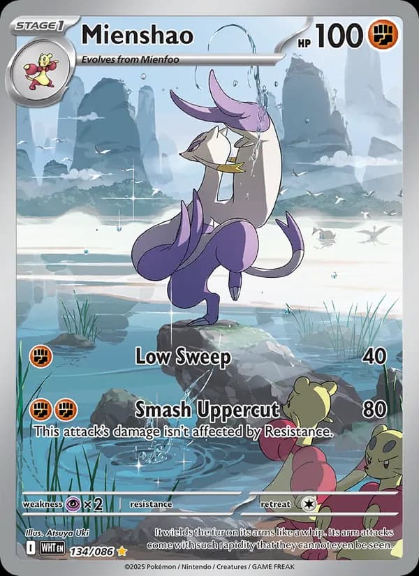 Mienshao card in English