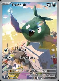 Trubbish card in English