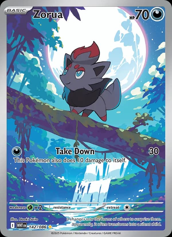 Zorua card in English
