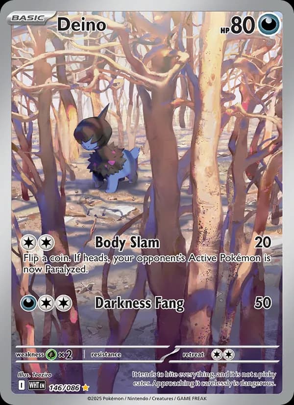 Deino card in English