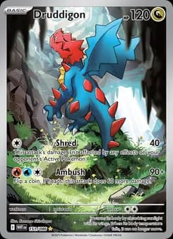 Druddigon card in English