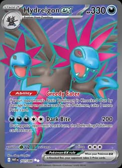 Hydreigon ex card in English