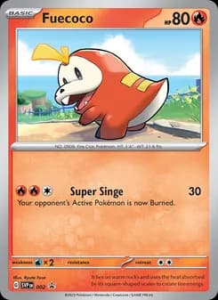 Fuecoco card in English