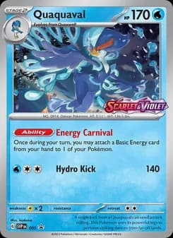 Quaquaval card in English