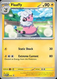 Flaaffy card in English