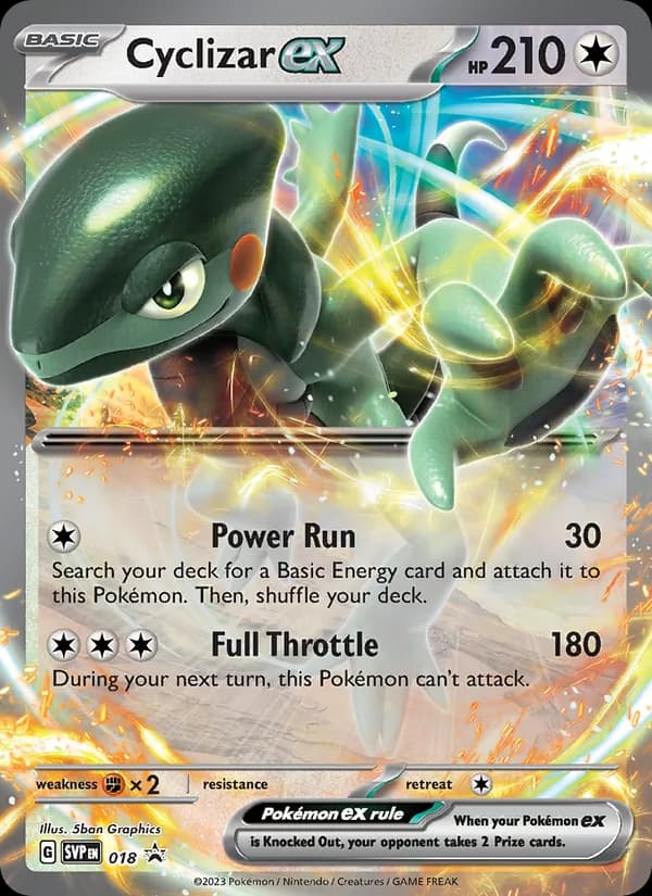 Cyclizar ex card in English
