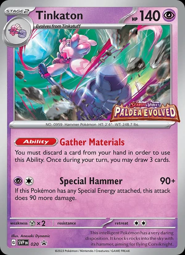 Tinkaton card in English
