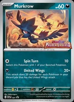 Murkrow card in English