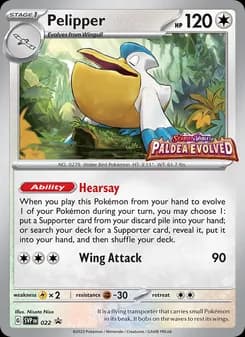 Pelipper card in English