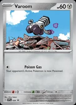 Varoom card in English