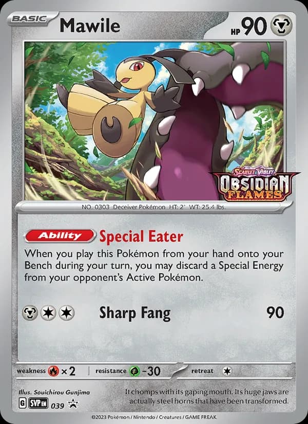 Mawile card in English