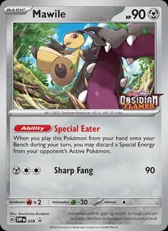 Mawile card in English