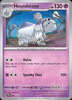 Houndstone card in English