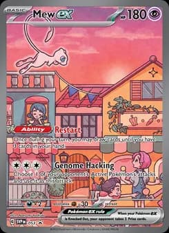 Mew ex card in English
