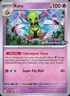 Xatu card in English