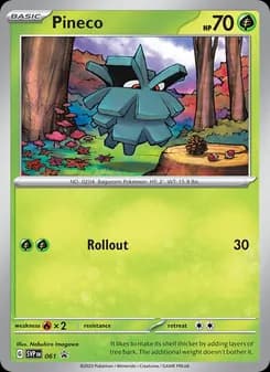 Pineco card in English