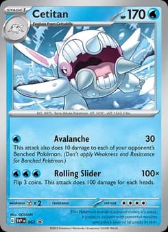Cetitan card in English