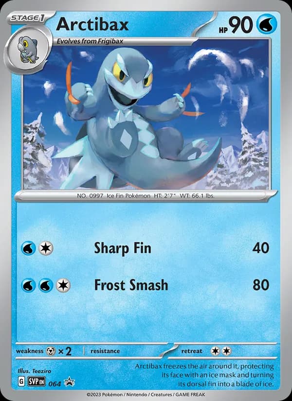 Arctibax card in English