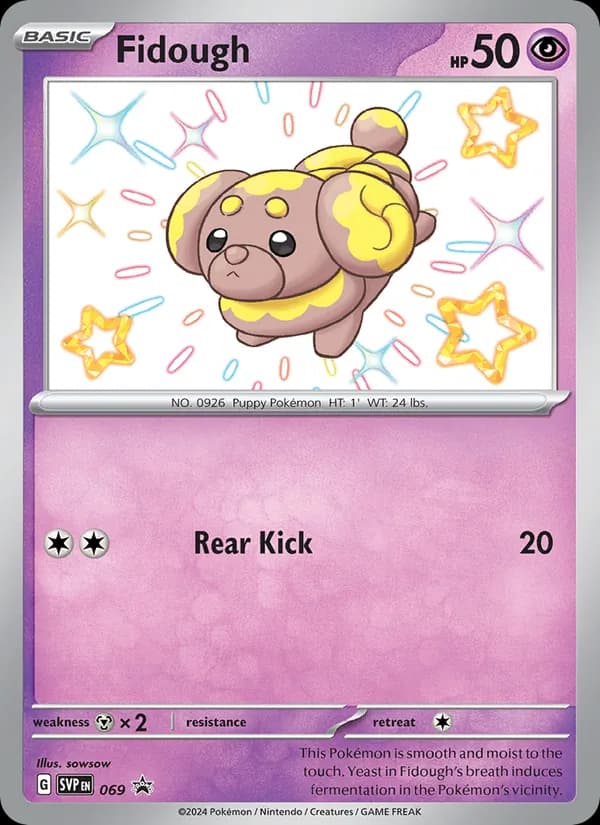 Fidough card in English