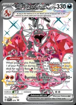 Charizard ex card in English