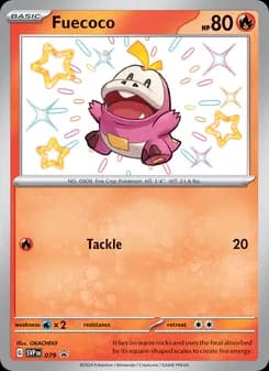 Fuecoco card in English