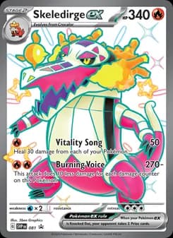 Skeledirge ex card in English