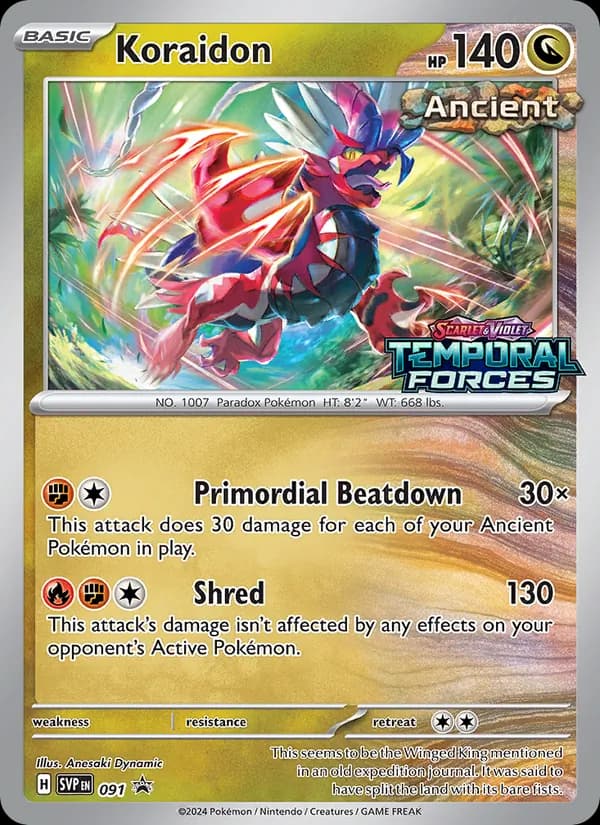 Koraidon card in English