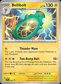 Bellibolt card in English