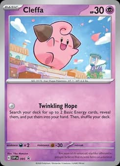 Cleffa card in English