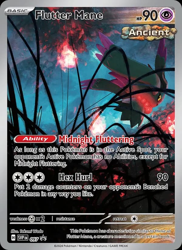 Flutter Mane card in English