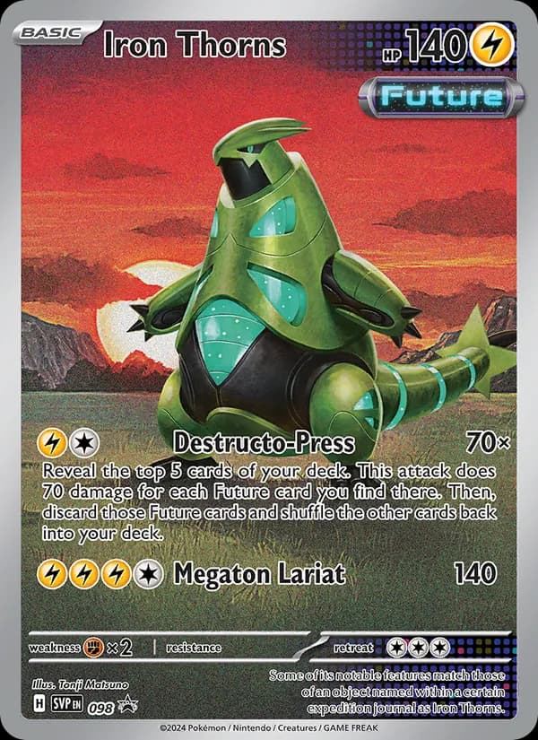 Iron Thorns card in English