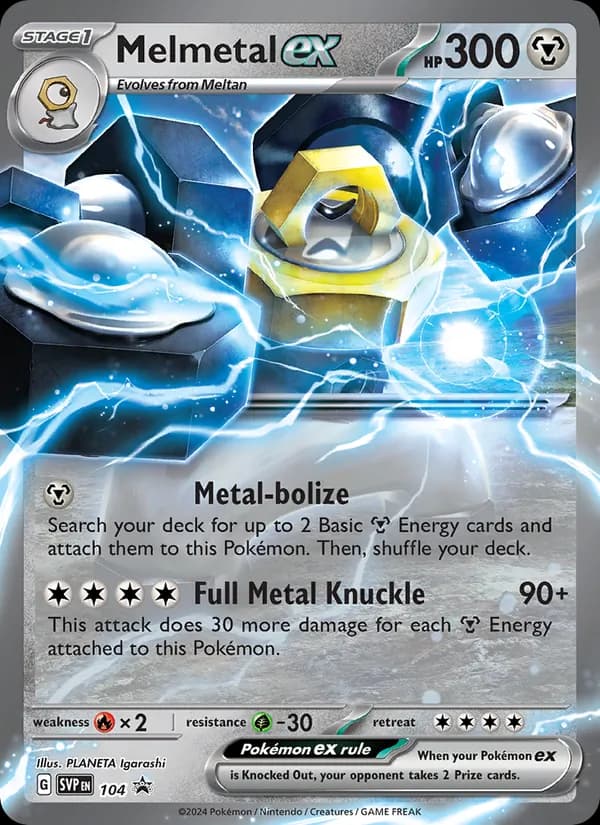 Melmetal ex card in English