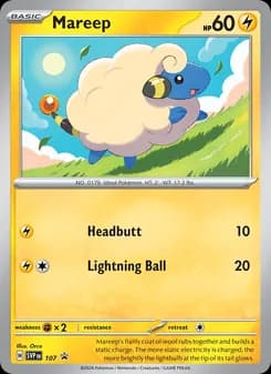Mareep card in English